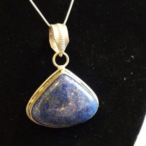 LAPIS LAZULI Sterling Silver Pendant